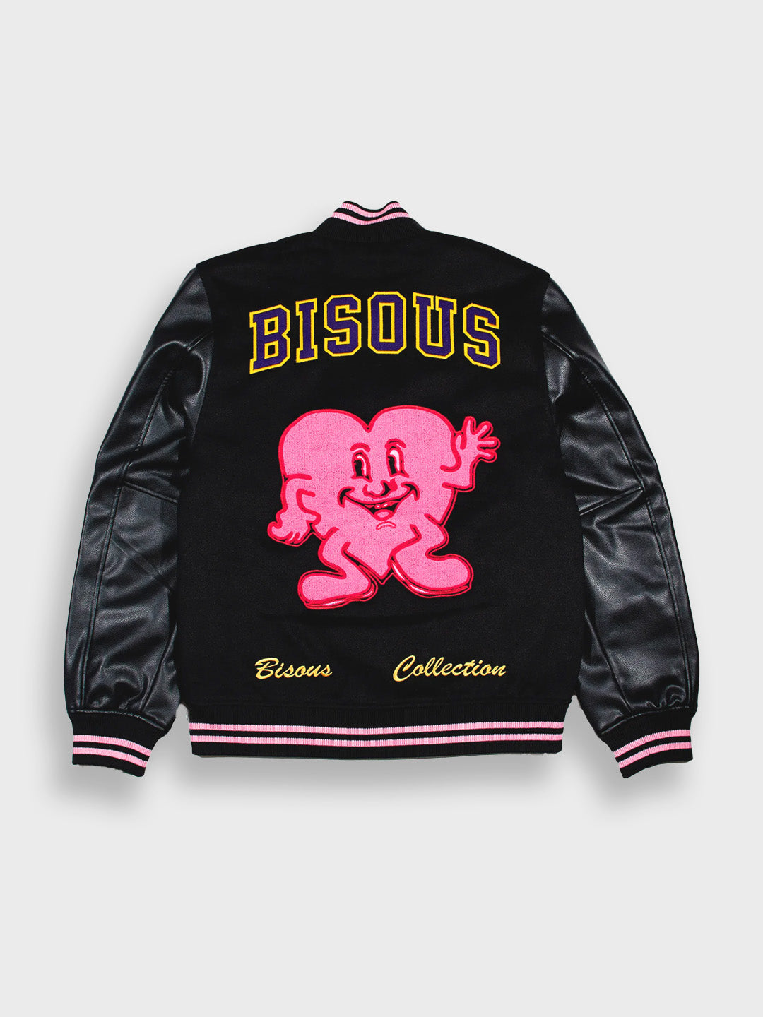 bisous varsity jacket