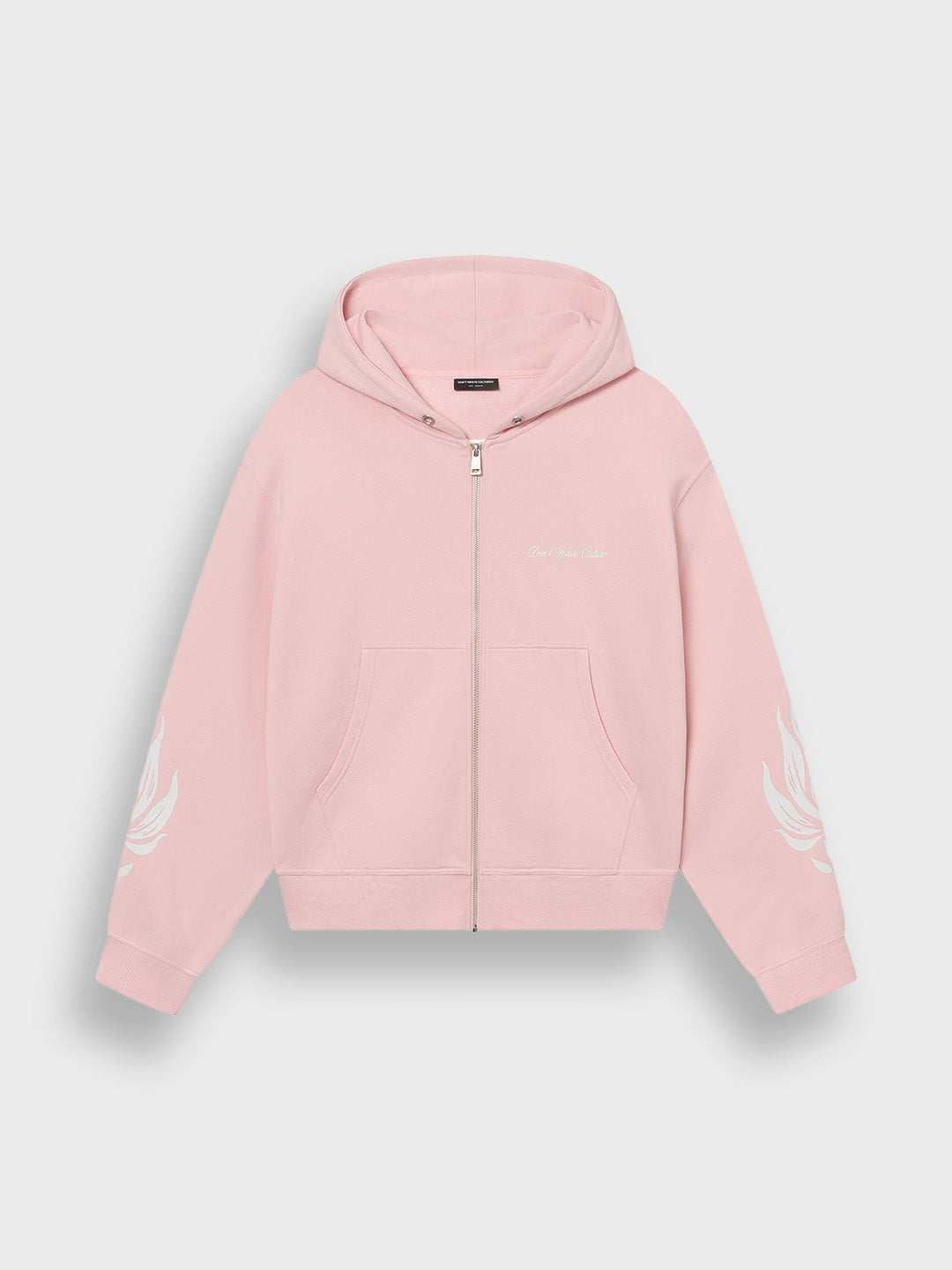 Don't Waste Culture Wesandra Zip Hoodie Pink - voorkant
