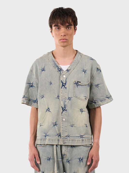 dont waste culture denim shirt