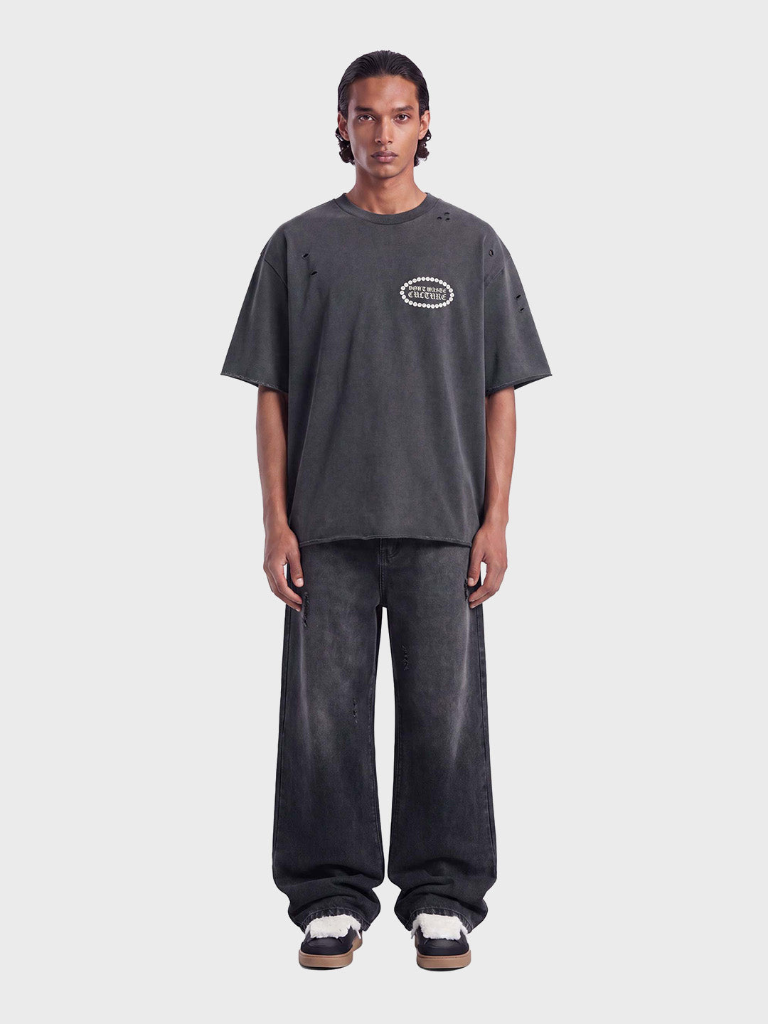 Don't Waste Culture Alune T-Shirt Washed Black – outfit