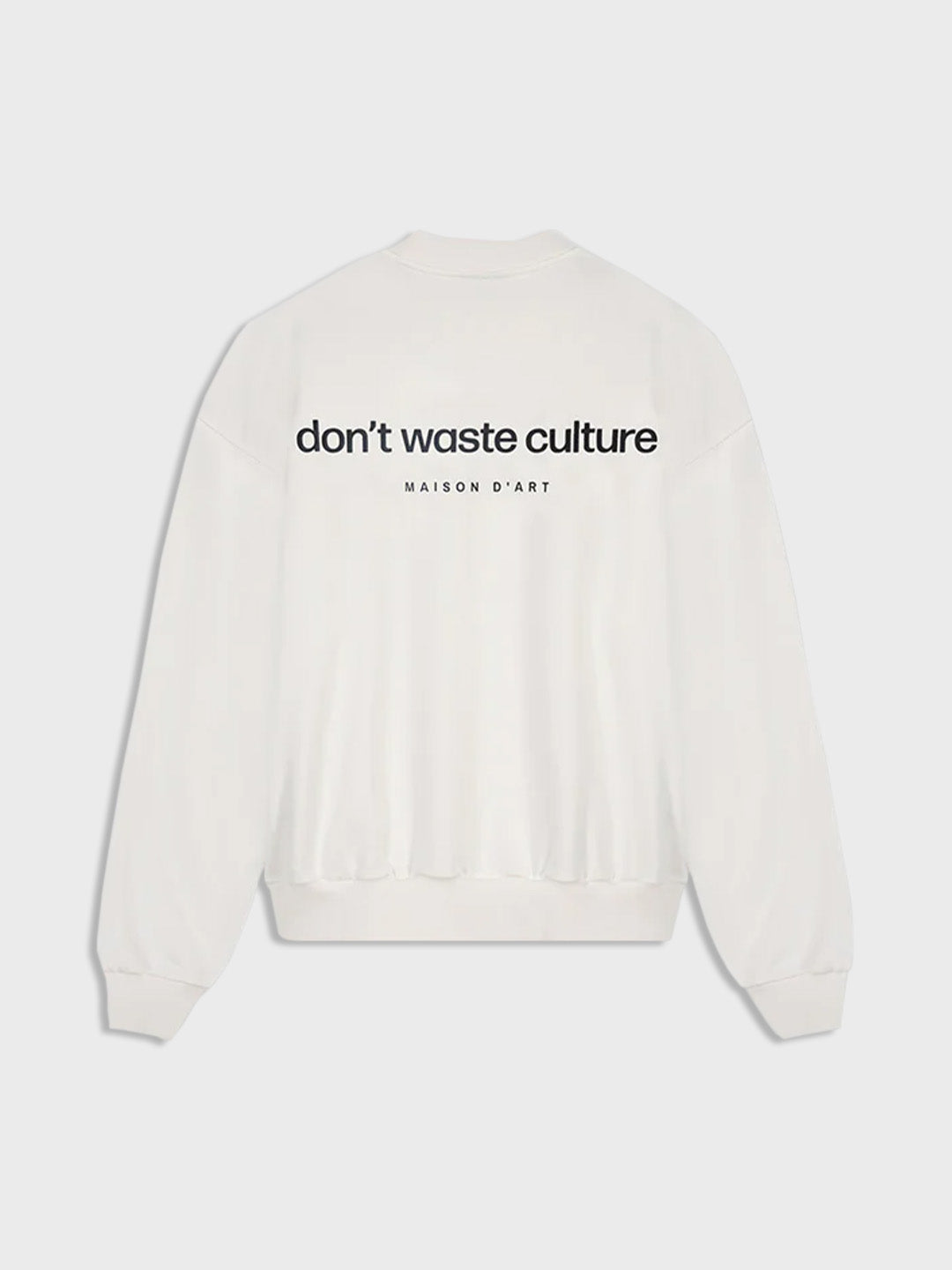 don't waste culture crewneck sweater
