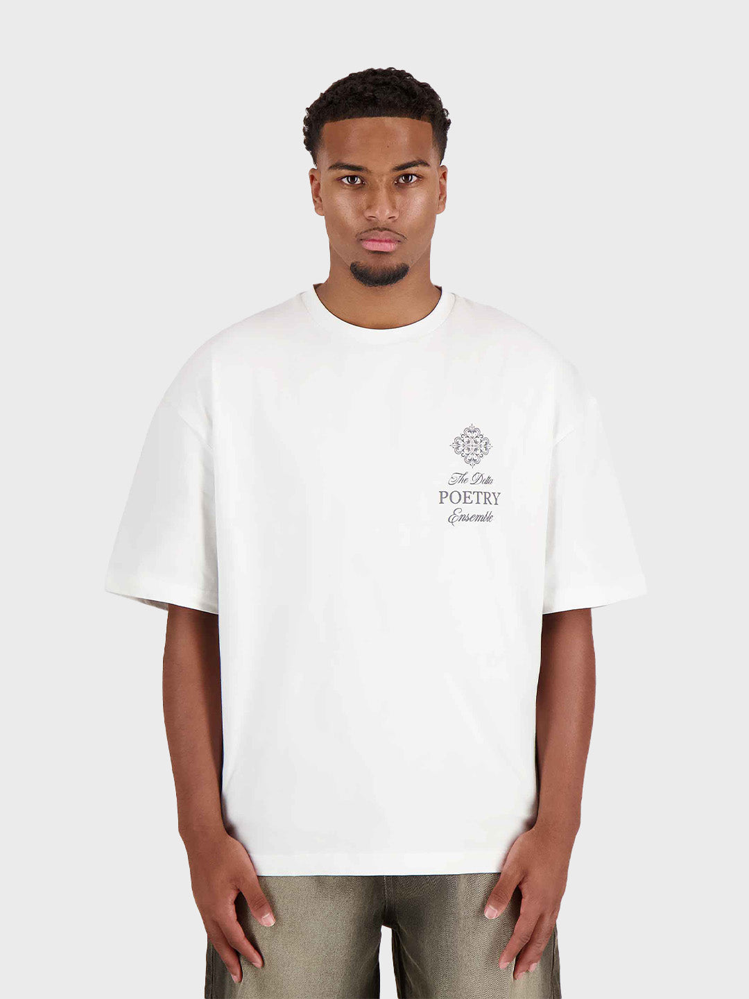 Don't Waste Culture heren t-shirt wit - oversized