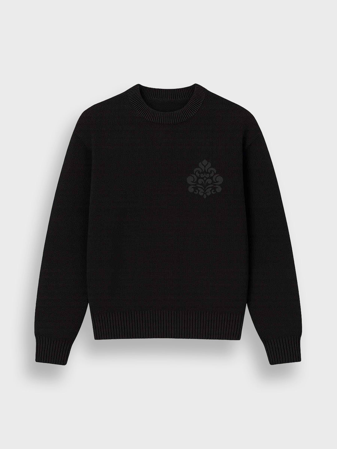 Don't Waste Culture Aroloa Knitted Sweater Black – productfoto voor