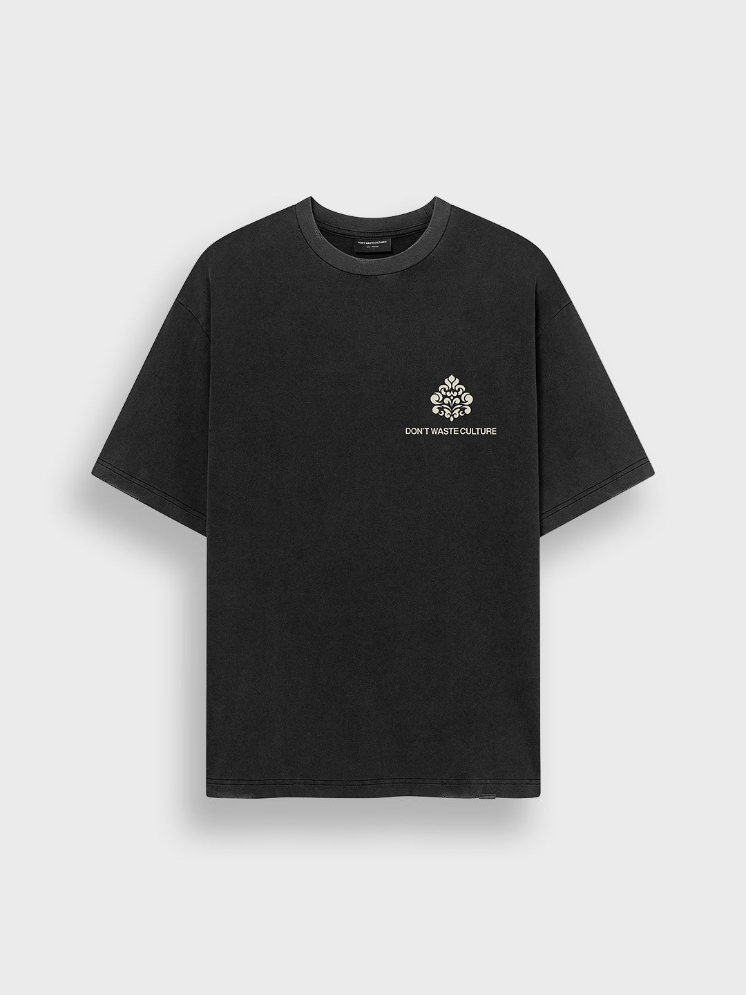 Don’t Waste Culture Azemari T-Shirt Washed Black voorkant