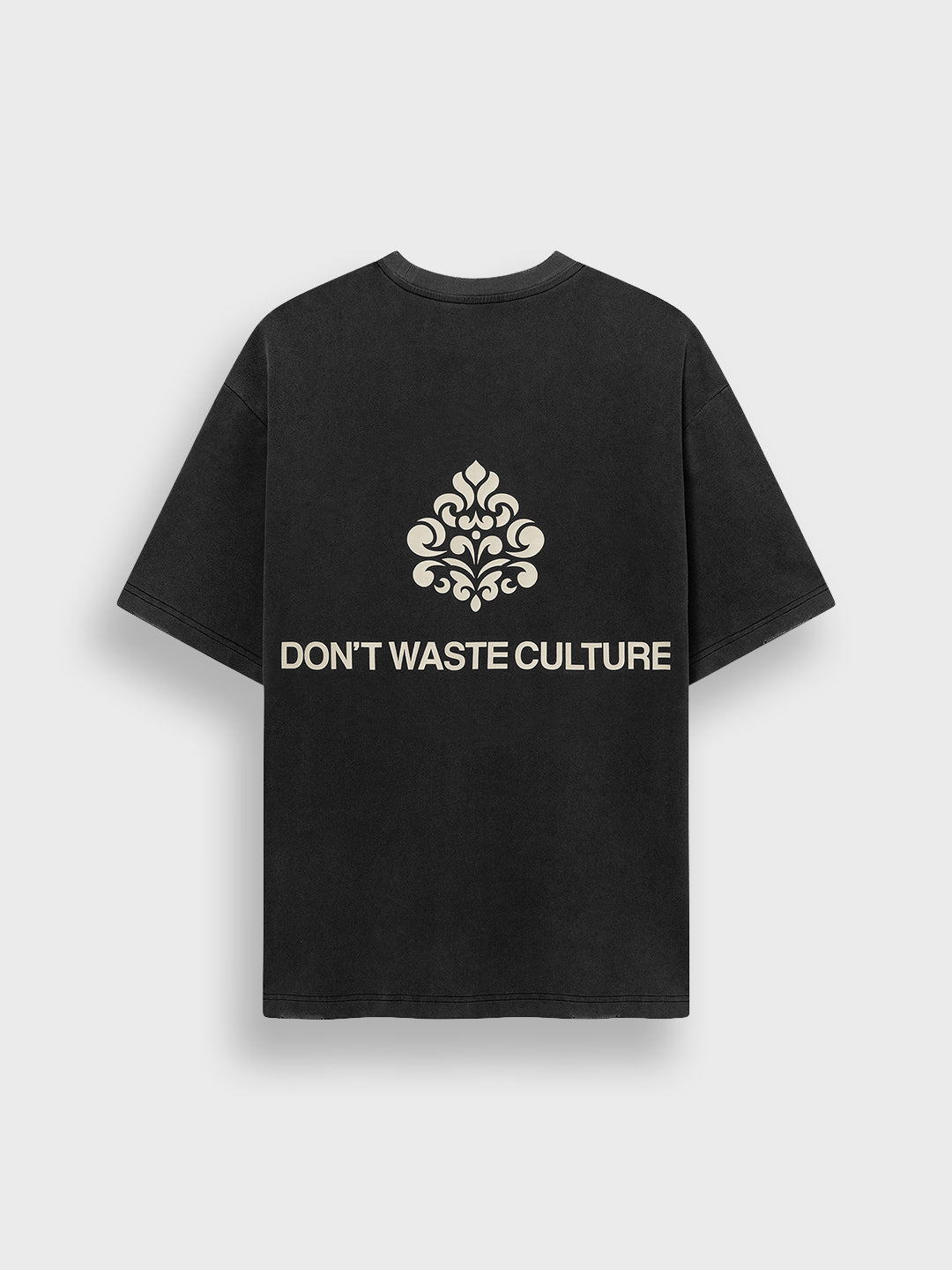 Don’t Waste Culture Azemari T-Shirt Washed Black achterkant