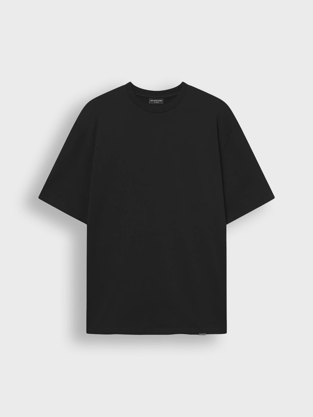 don't waste culture oversized t-shirt black