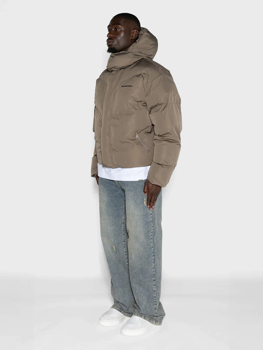 don't waste culture puffer jacket