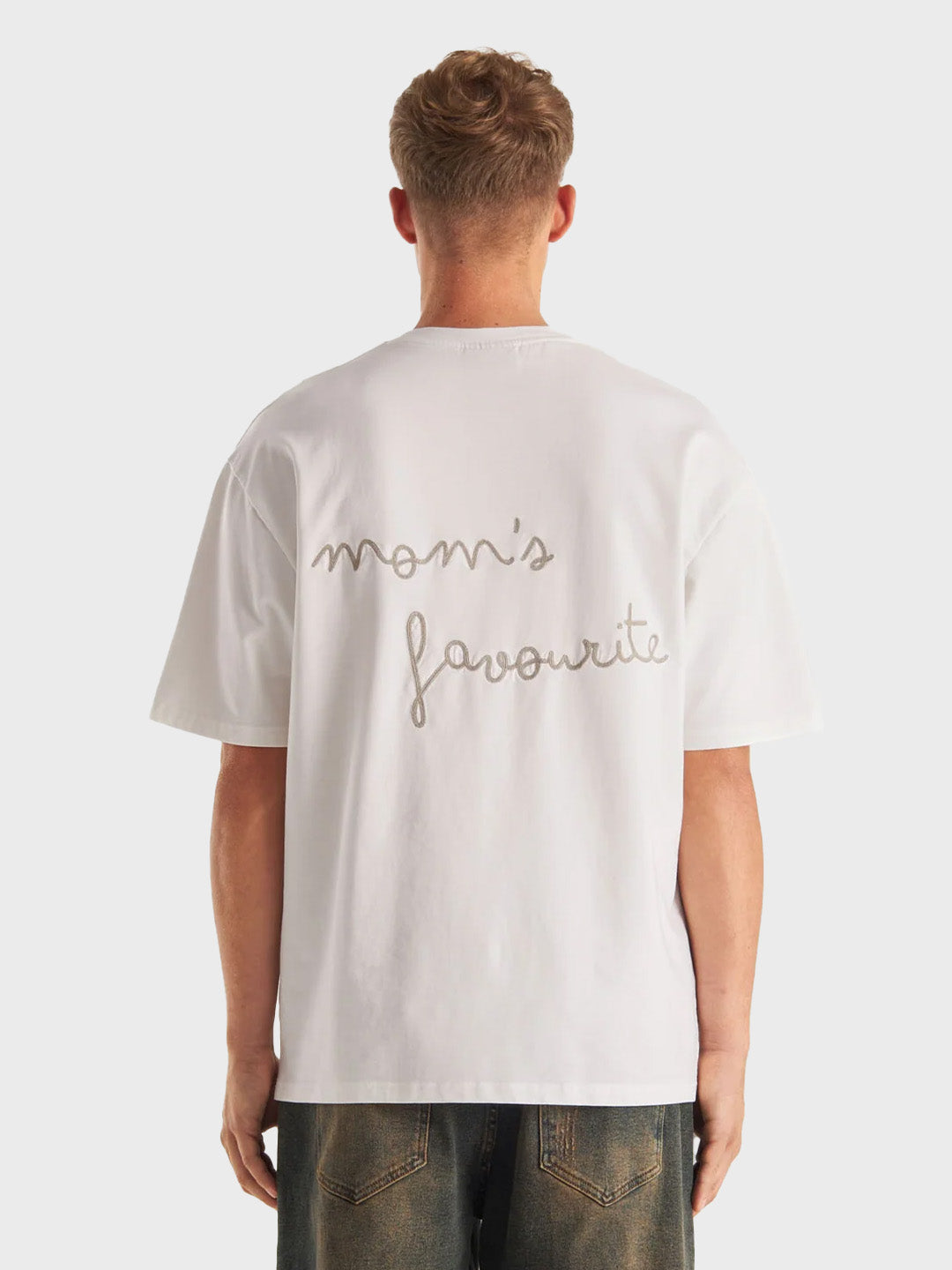 dont waste culture oversized t-shirt white