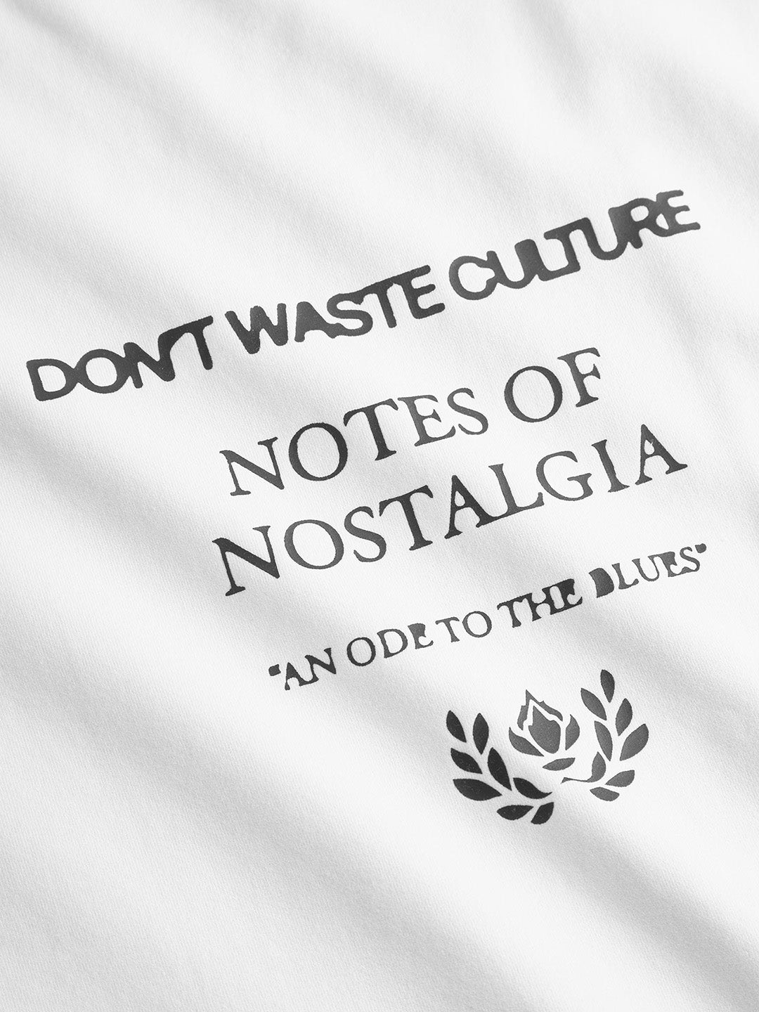 Don’t Waste Culture Erevan T-Shirt White – detail rugprint
