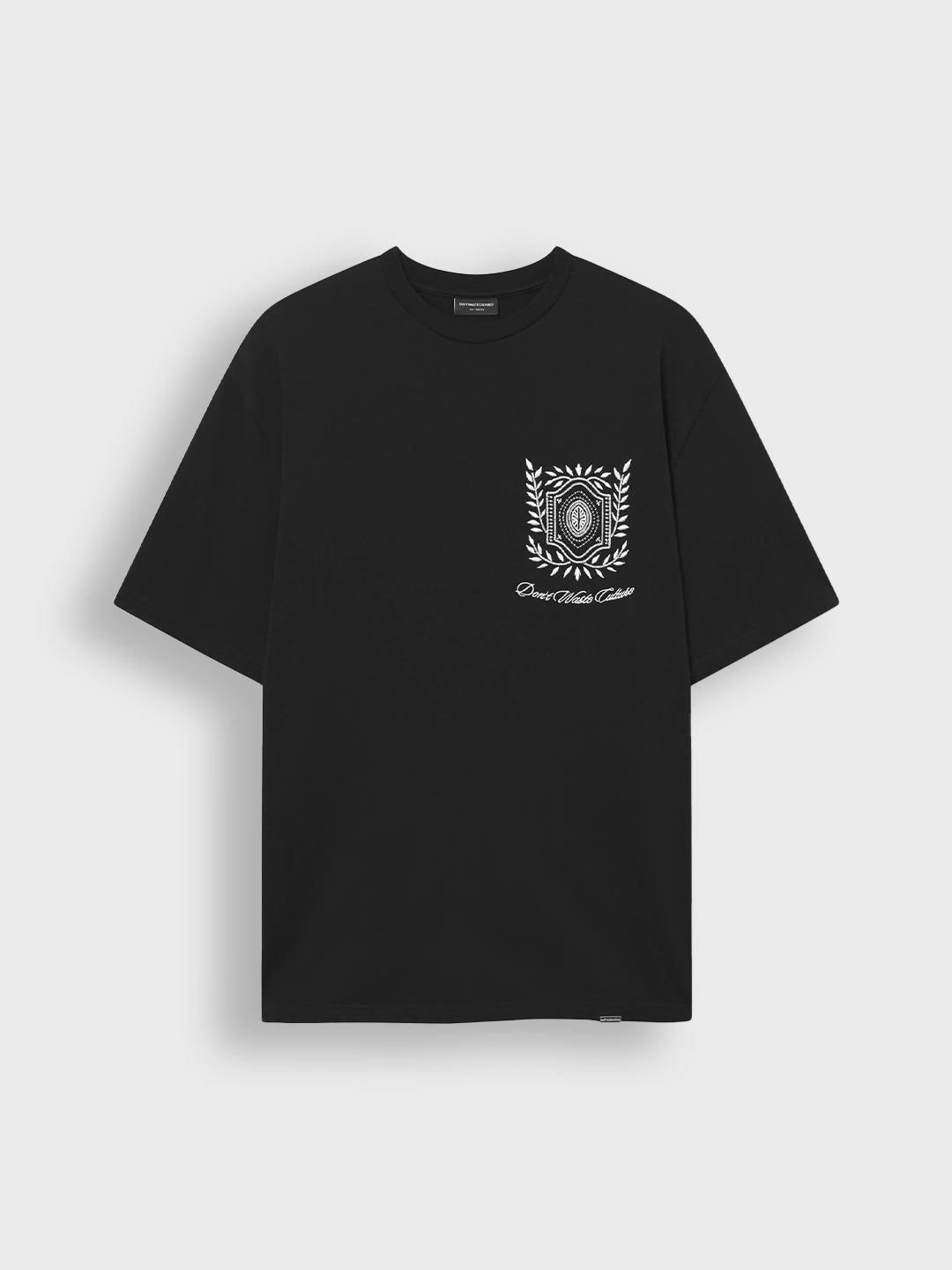 dont waste culture t-shirt black