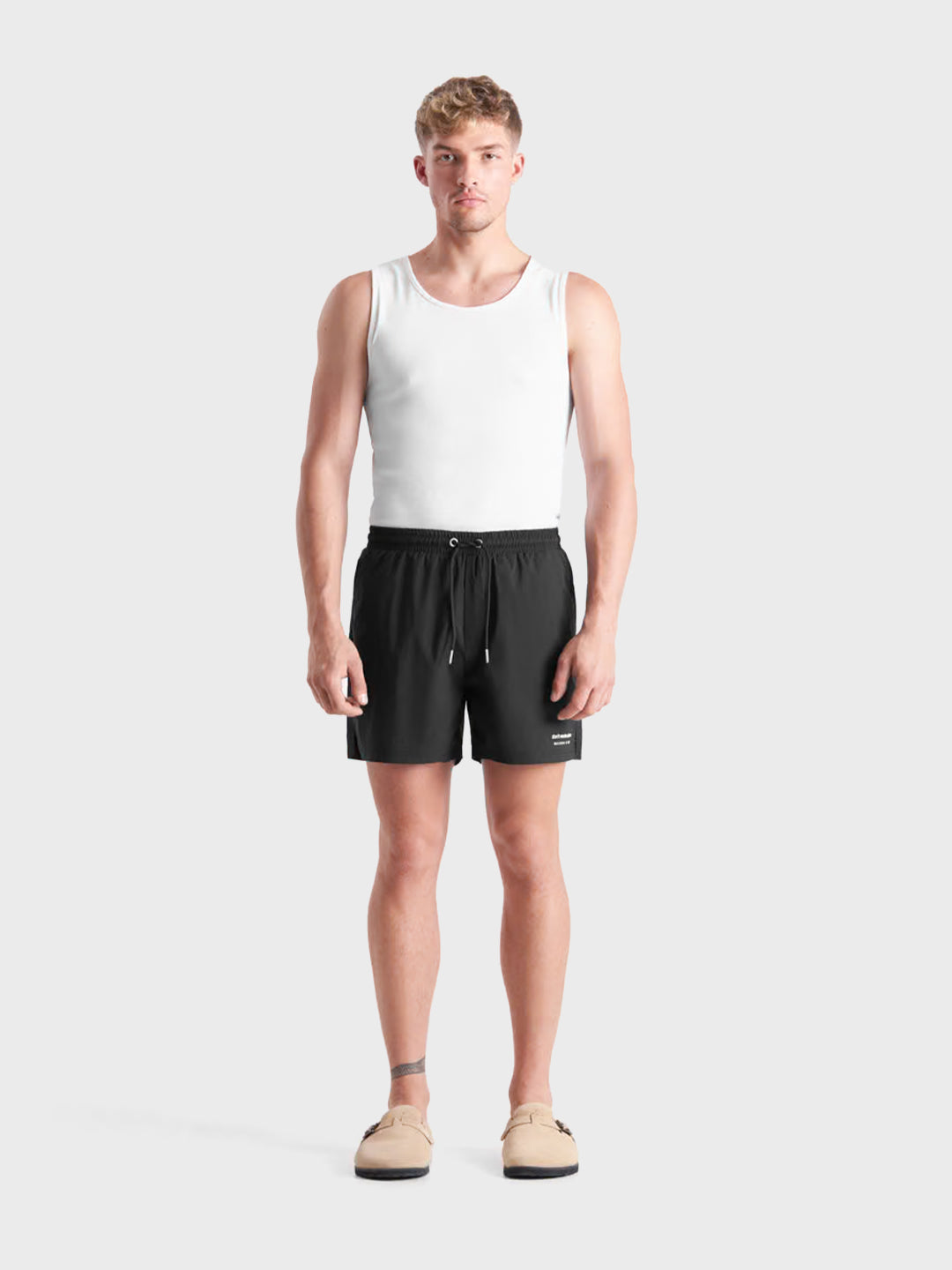 don't waste culture swim shorts black