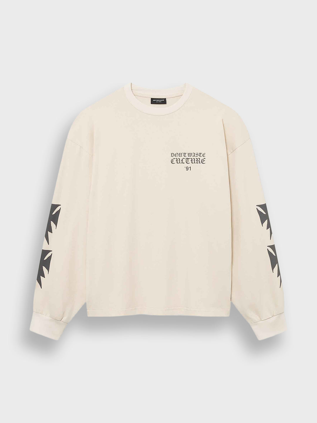 Don't Waste Culture Fina Longsleeve Beige – productfoto voor