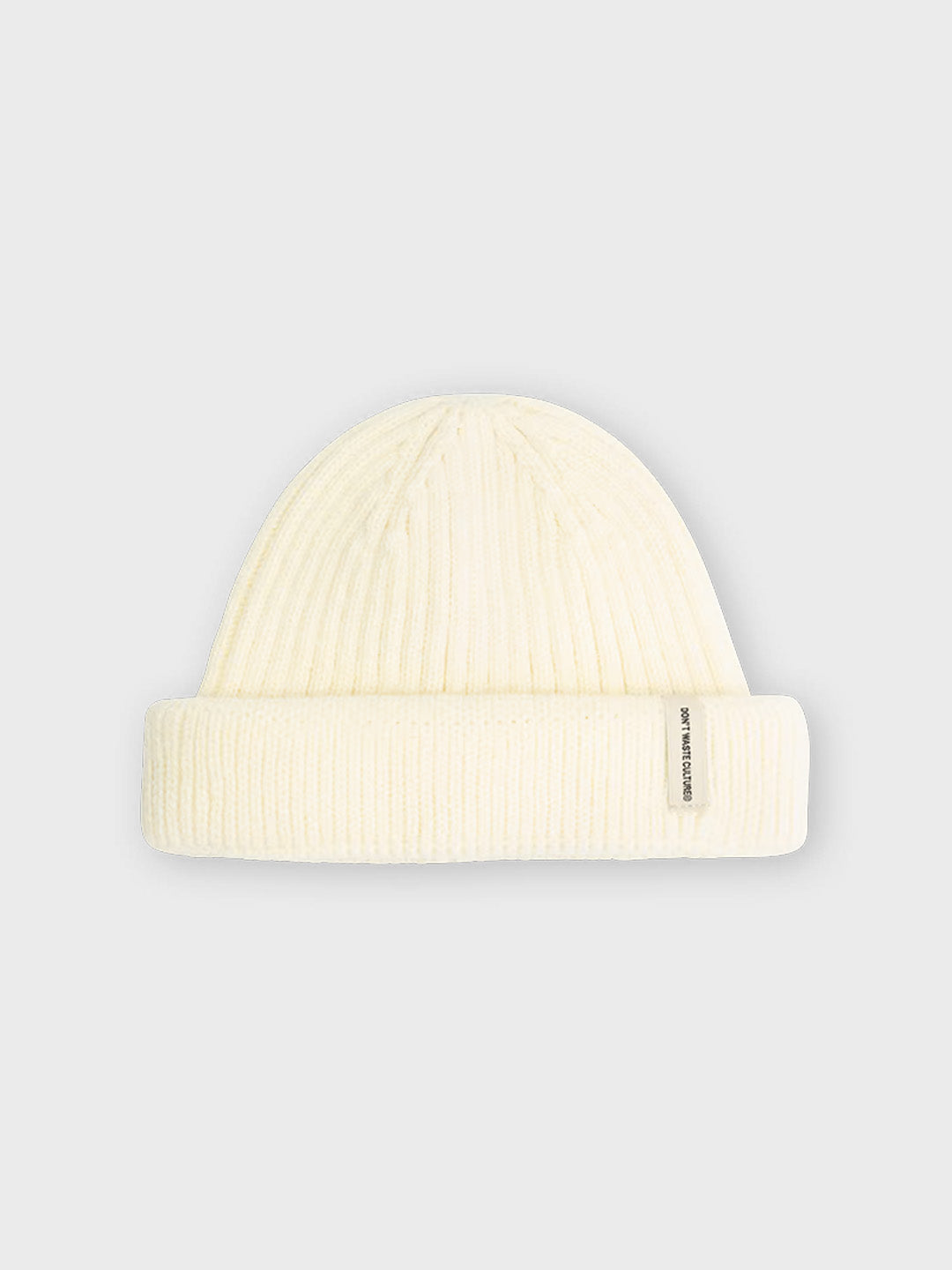 Don't Waste Culture Fisherman Beanie | Creme