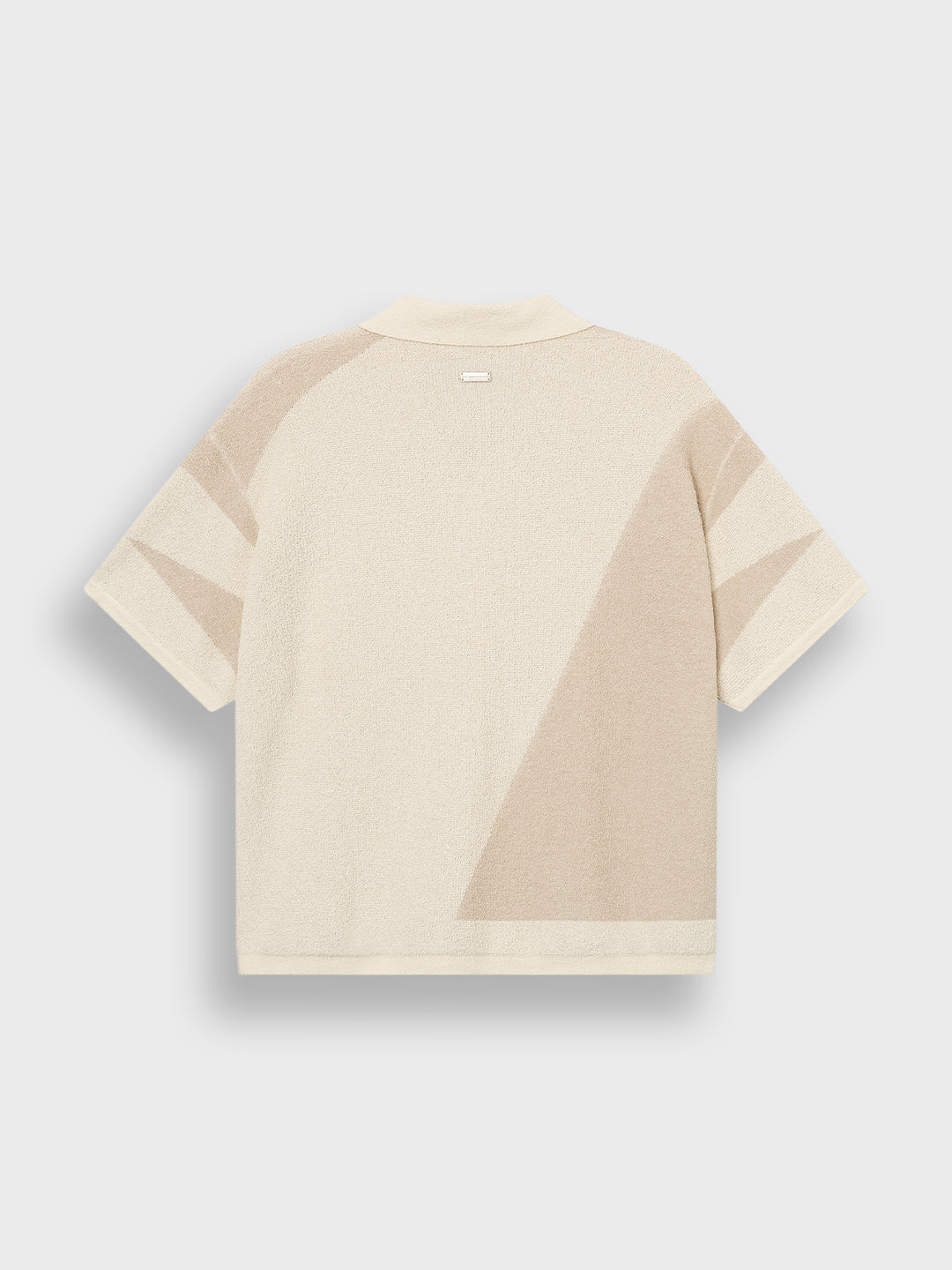 Don't Waste Culture Helviane Knitted Shirt Beige - packshot achter