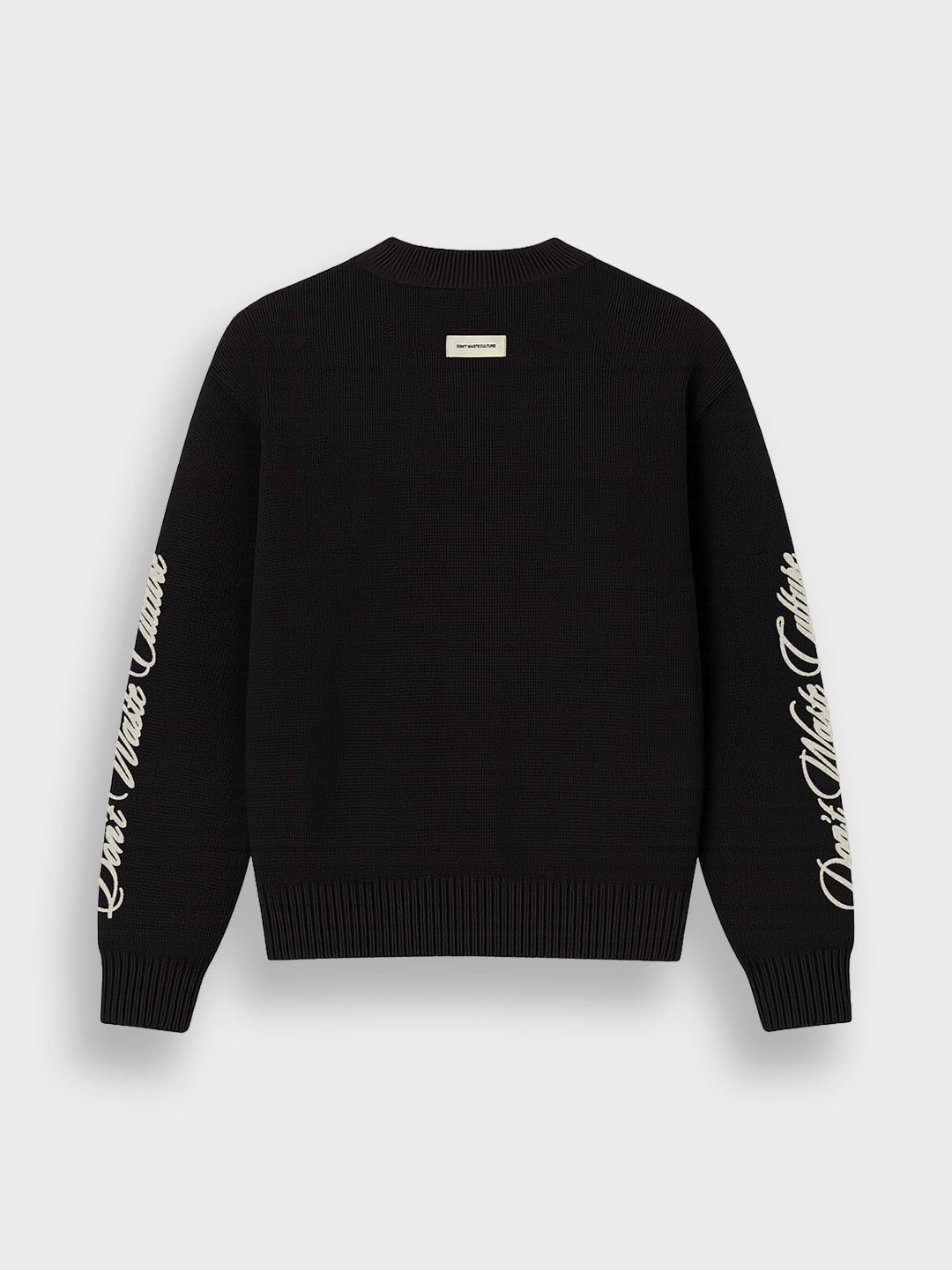 Don’t Waste Culture Ionora Knitted Sweater black product achterkant