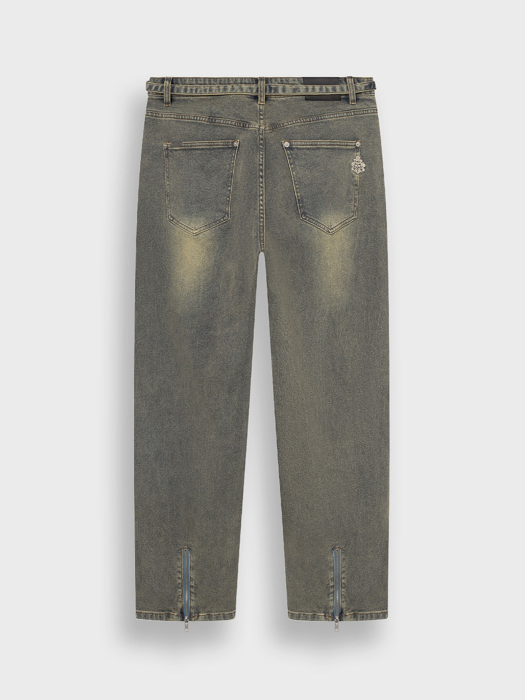 Don’t Waste Culture Jasrik Jeans Pale Blue product achterkant