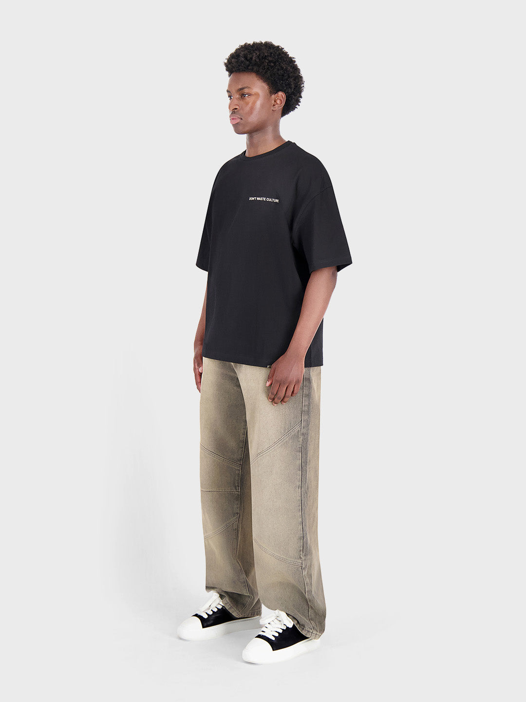 Don't Waste Culture Javari T-Shirt Black