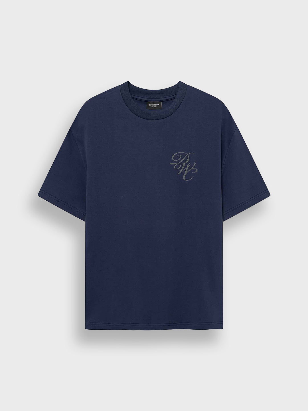 Don't Waste Culture Kari T-Shirt Navy – packshot voor