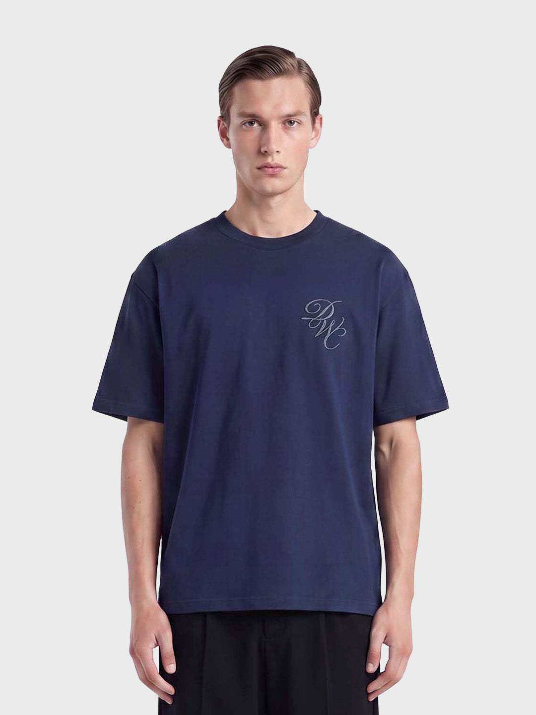 Don't Waste Culture Kari T-Shirt Navy – voorkant