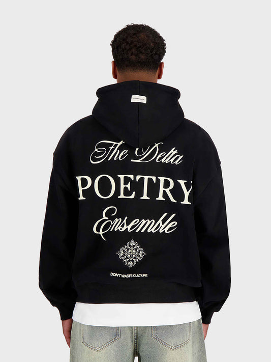 Don’t Waste Culture Kessara Hoodie Black - achterkant