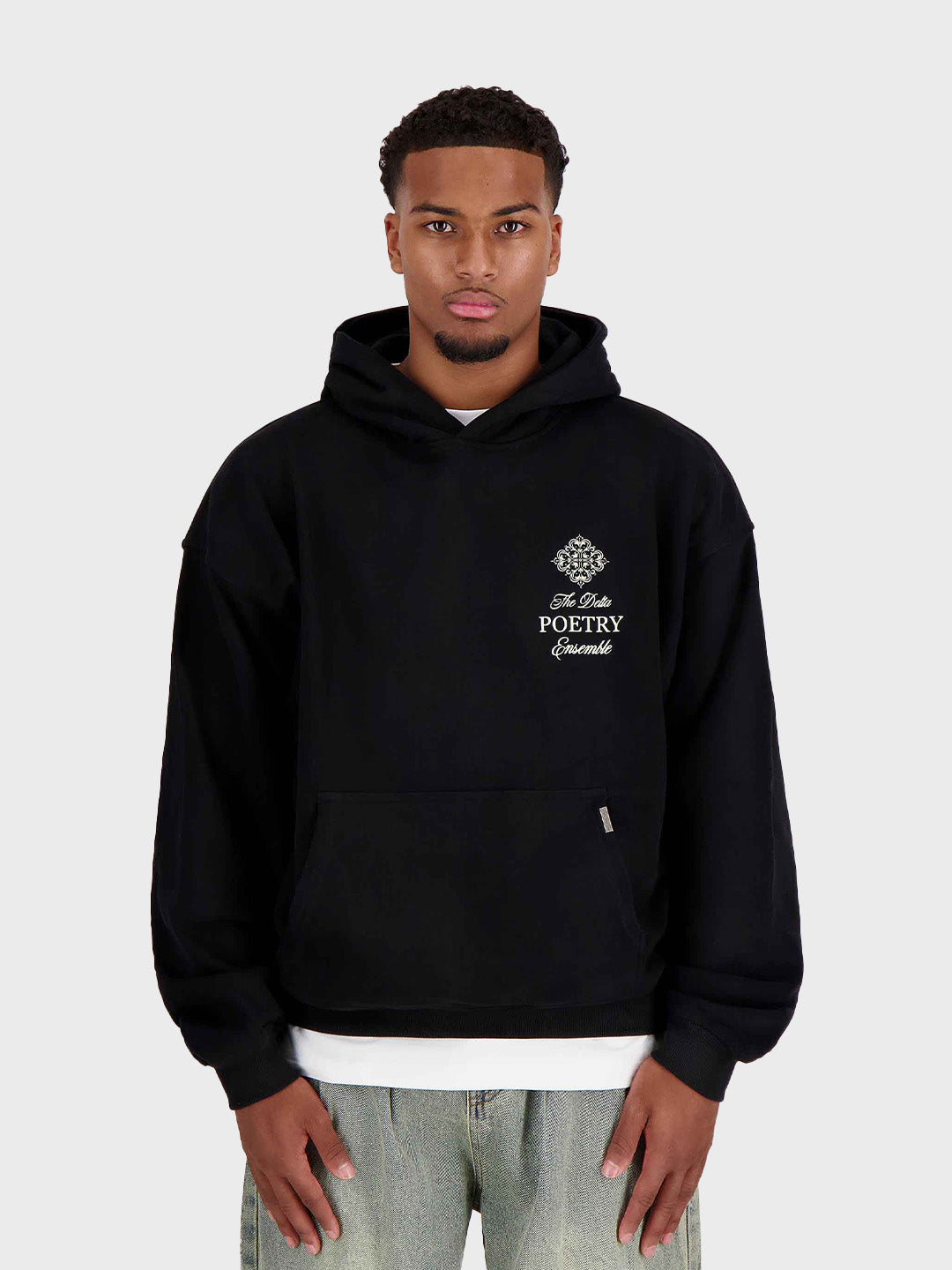 Don’t Waste Culture Kessara Hoodie Black - voorkant
