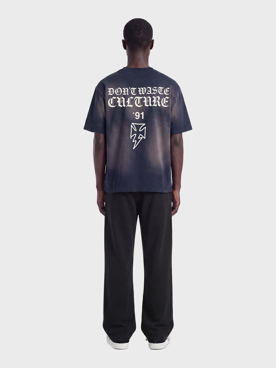 Don't Waste Culture Lino Jogger Black - achterkant