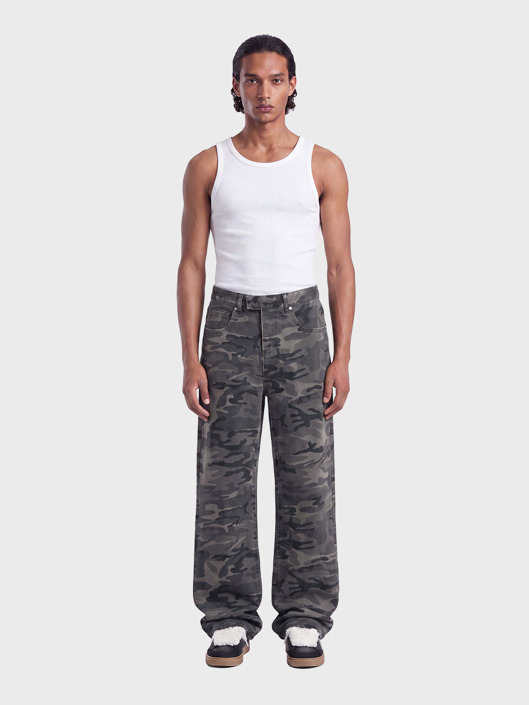 Don't Waste Culture Luma Jeans Washed Grey – outfit voor