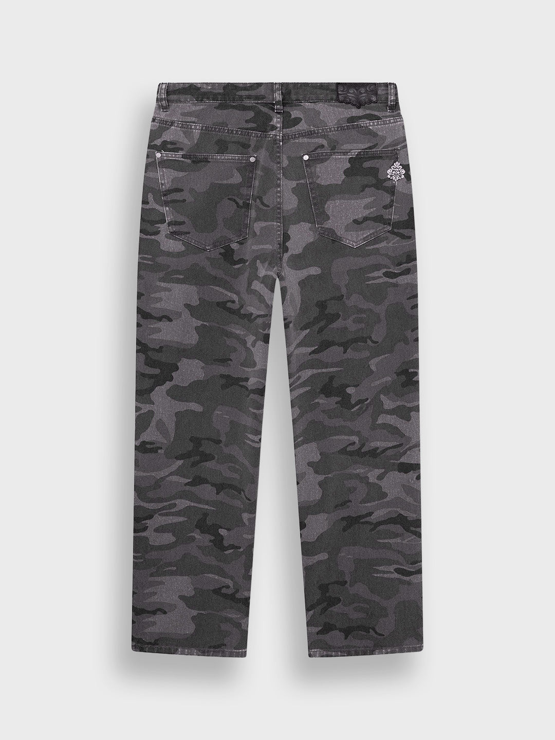 Don't Waste Culture Luma Jeans Washed Grey – productfoto achter