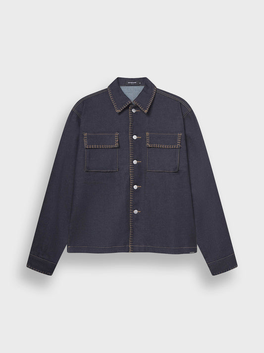 Don’t Waste Culture Malis Overshirt Raw Denim – vooraanzicht