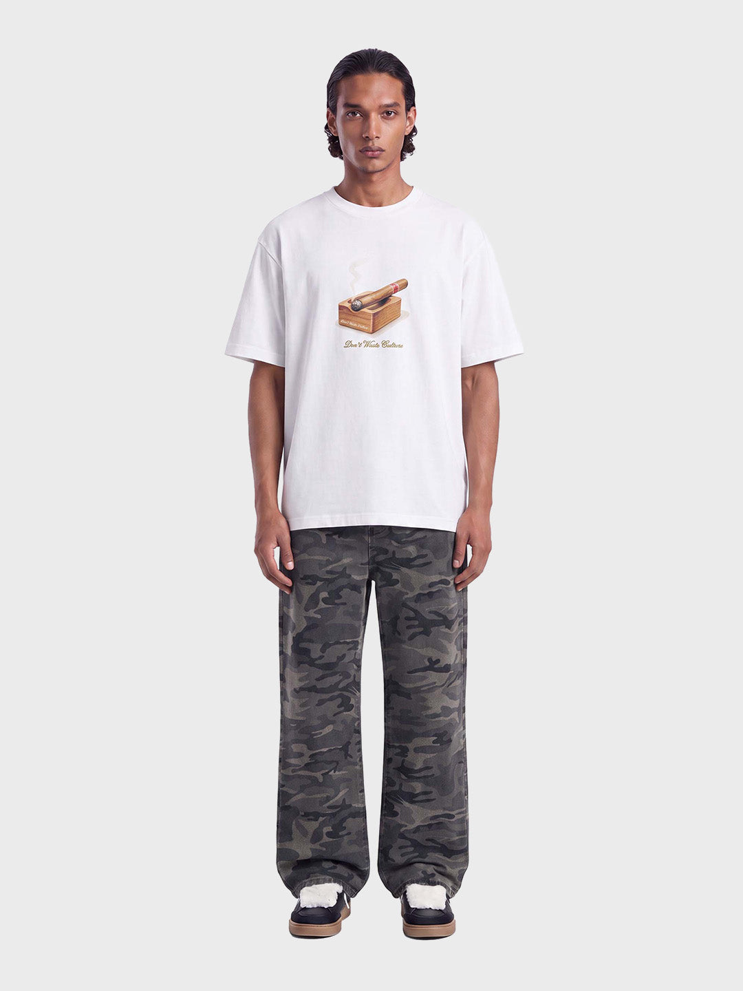 Don't Waste Culture Nomi T-Shirt White – outfit
