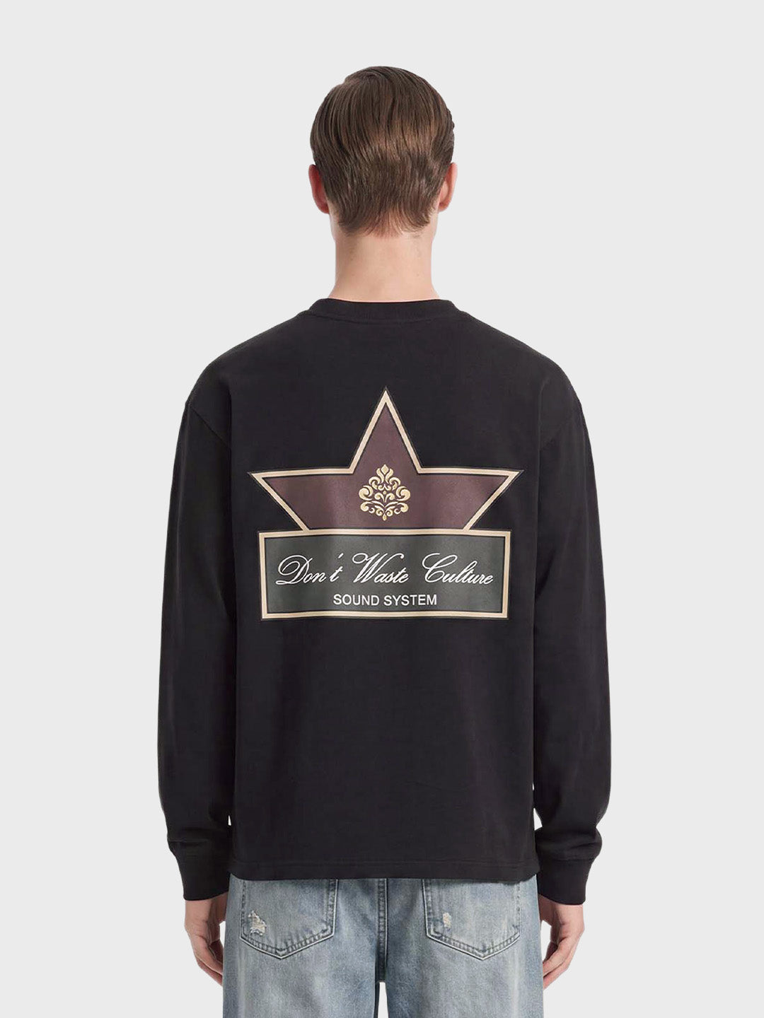 Don't Waste Culture Orel Longsleeve Black – achterkant