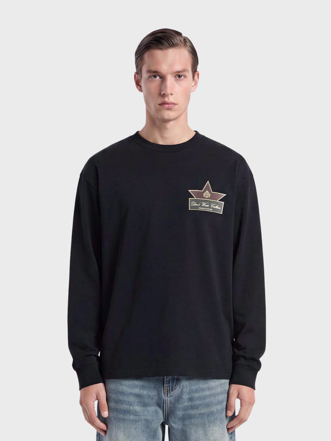 Don't Waste Culture Orel Longsleeve Black – voorkant