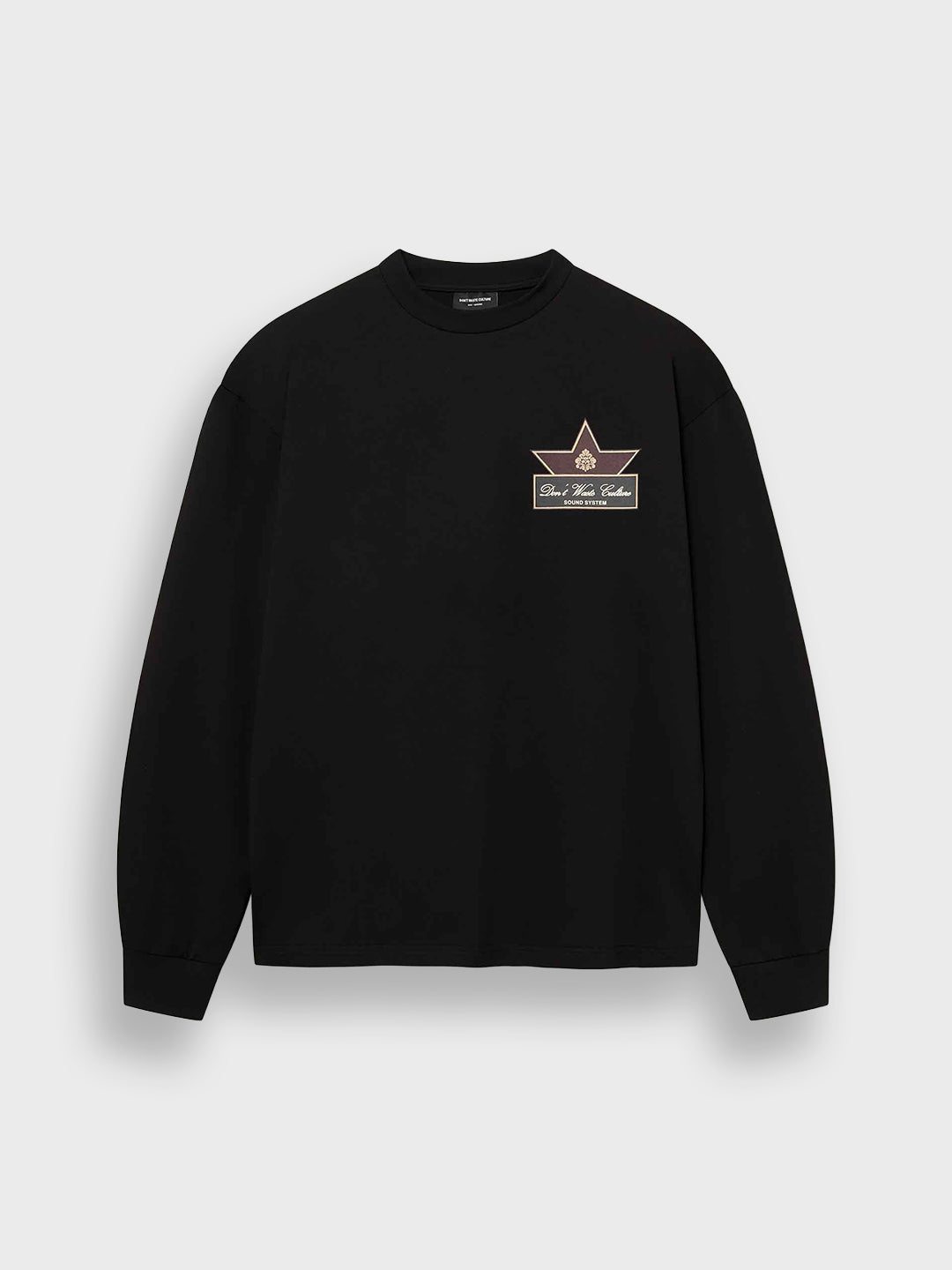 Don't Waste Culture Orel Longsleeve Black – productfoto voor