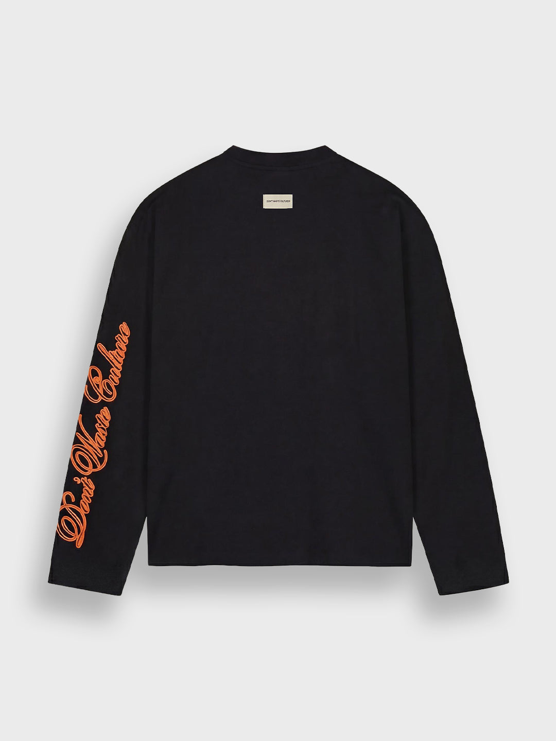 Don't Waste Culture Ori Longsleeve Black - achterkant