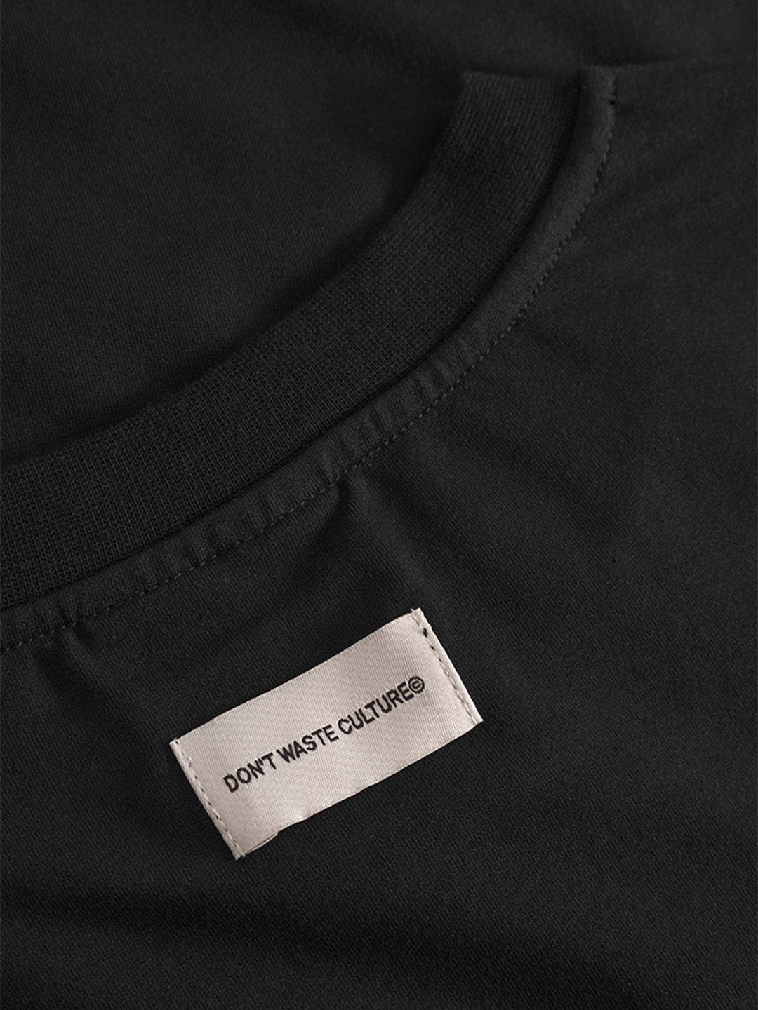 dont waste culture t-shirt black