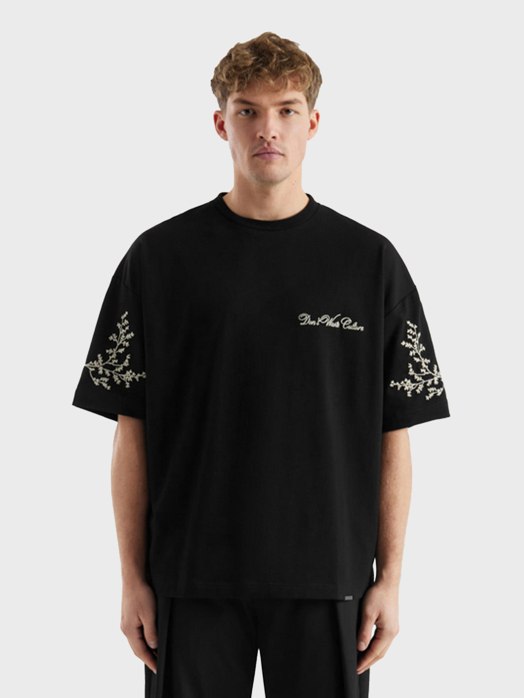 dont waste culture t-shirt black