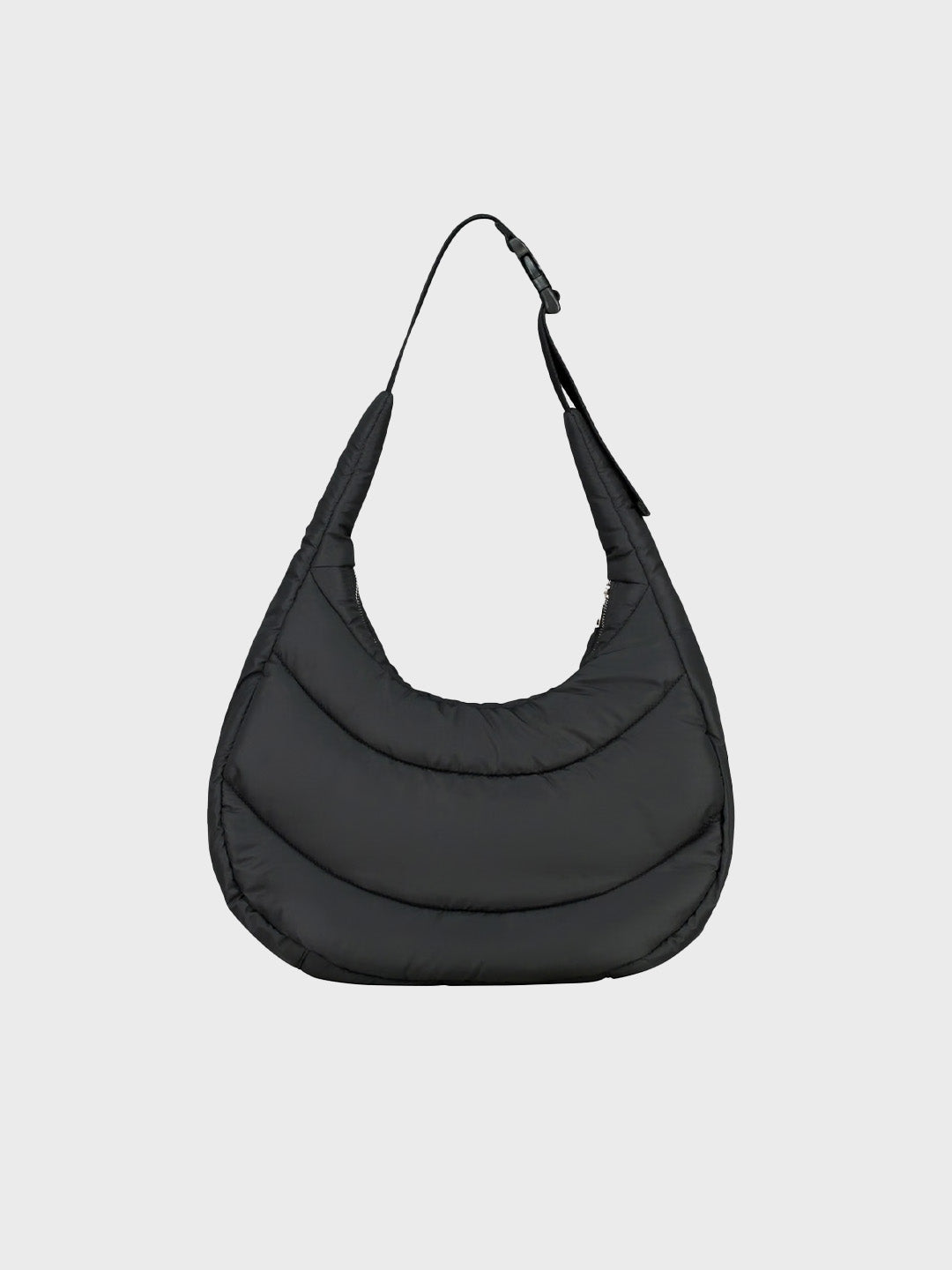 Don't Waste Culture Puff Bag | Black