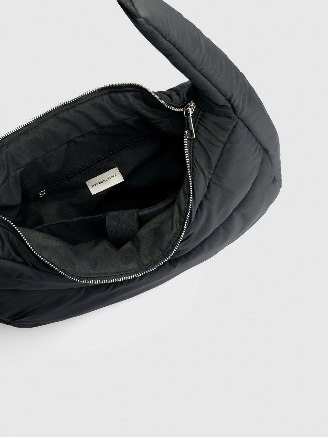 Don't Waste Culture Puff Bag | Black