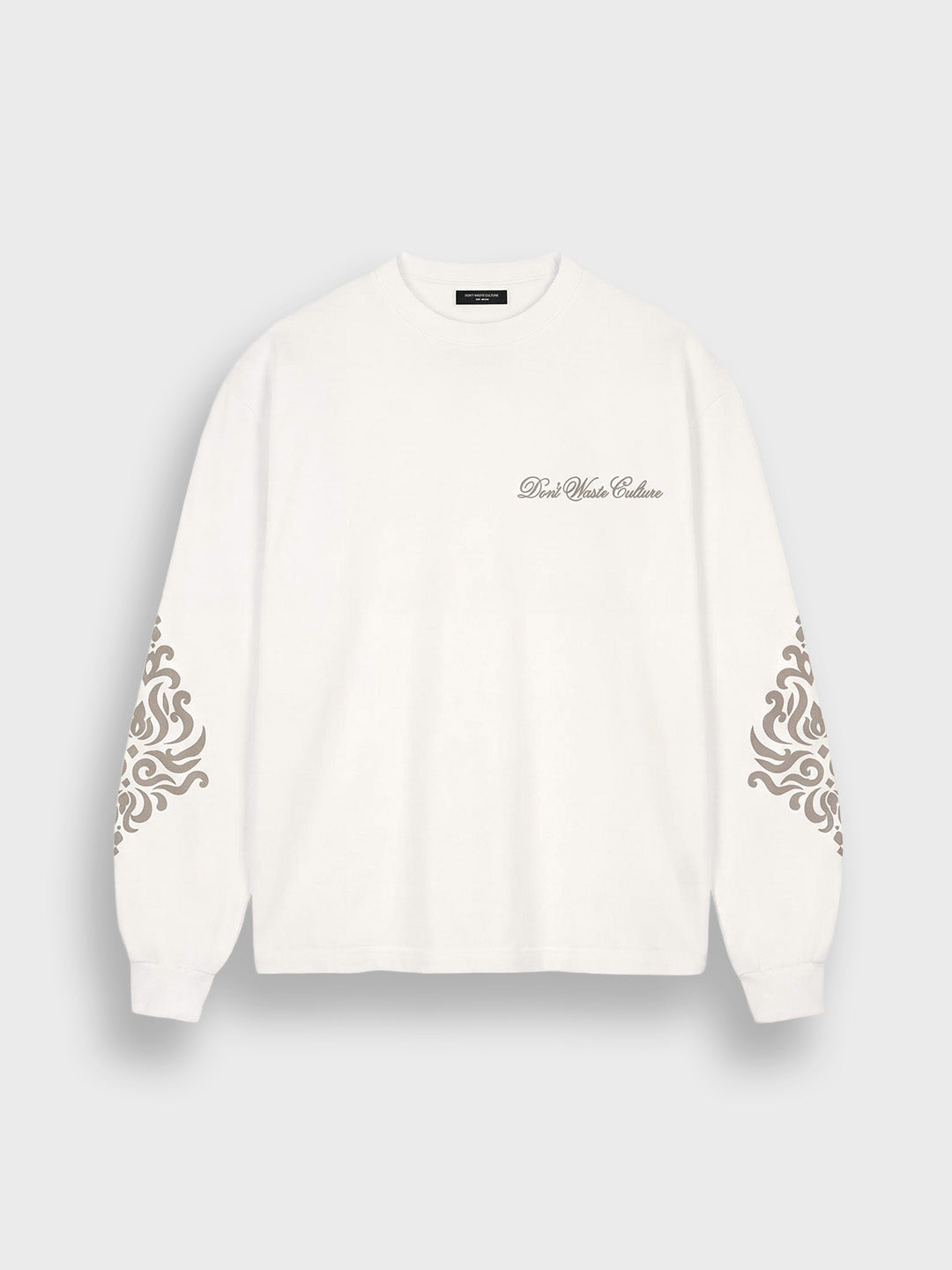 Don't Waste Culture Roye Longsleeve Off-White - voorkant