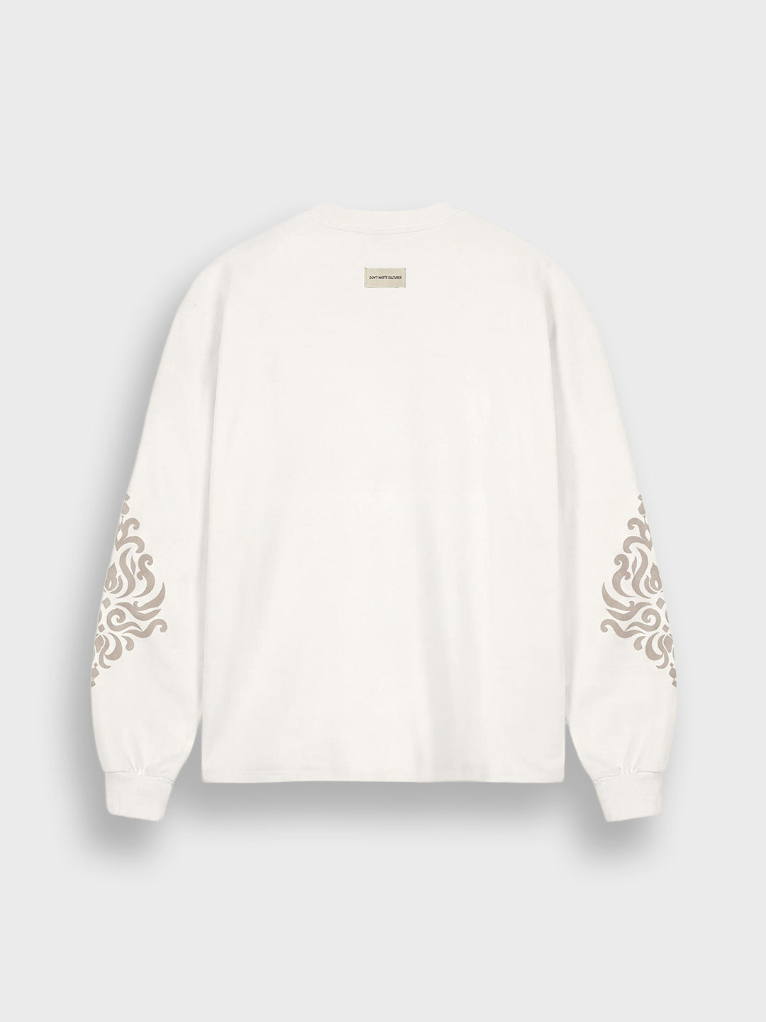 Don't Waste Culture Roye Longsleeve Off-White - achterkant