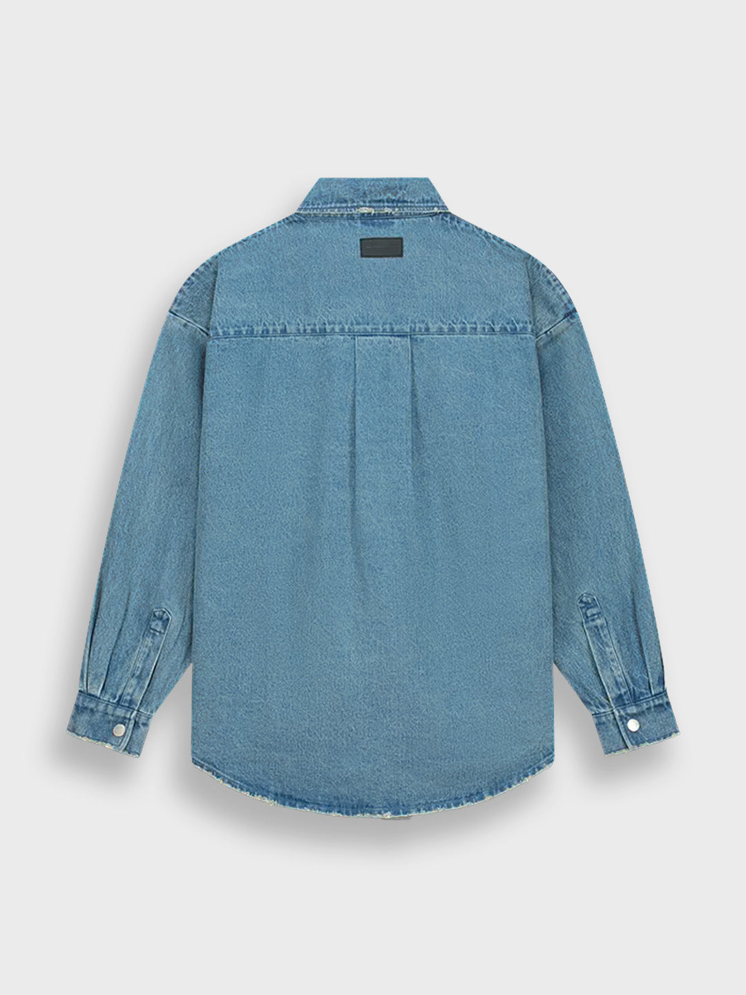 oversized denim shirt