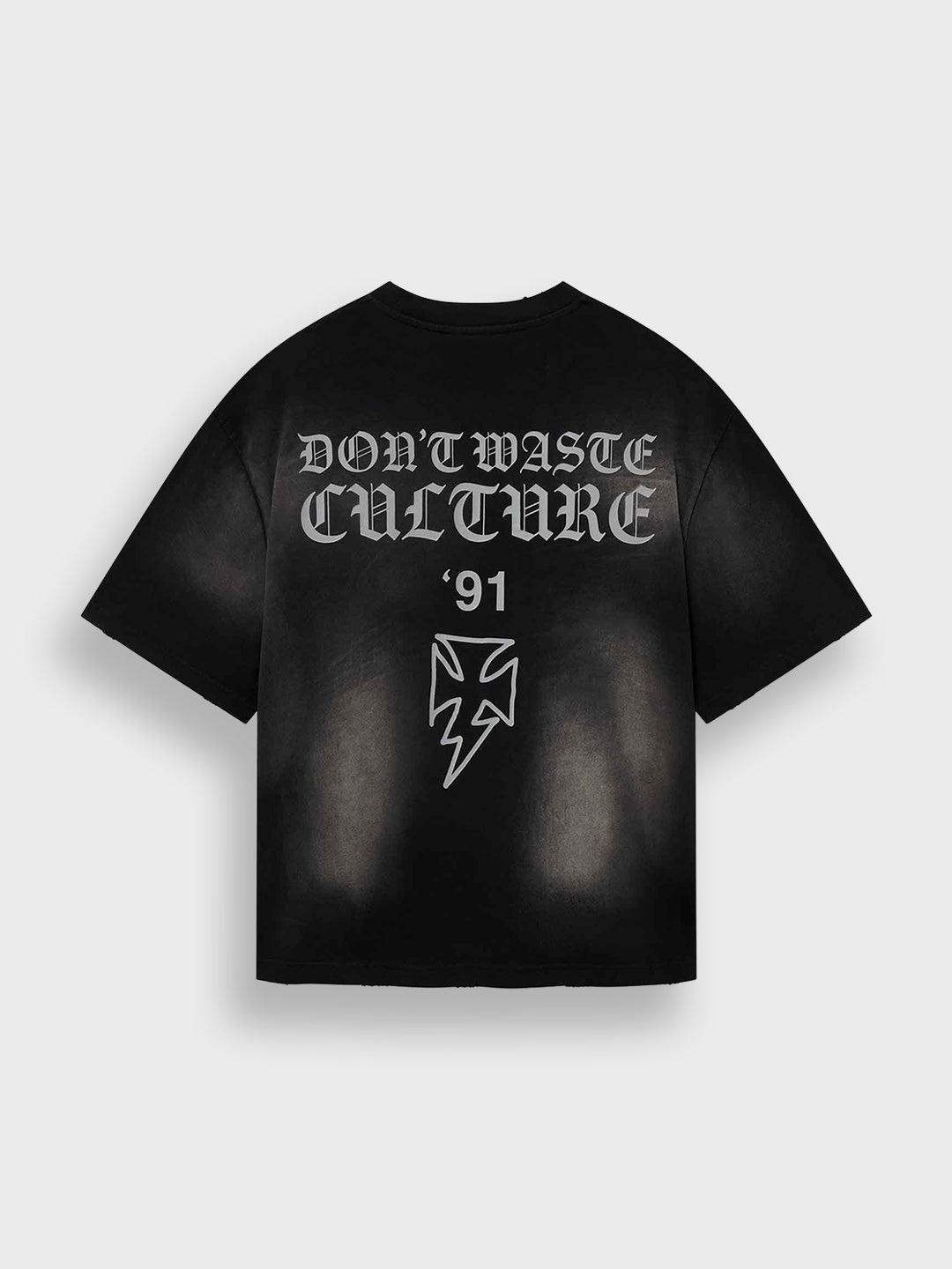 Don't Waste Culture Thunder T-Shirt Black - productfoto achterkant