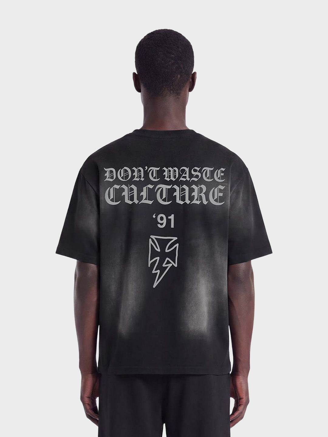 Don't Waste Culture Thunder T-Shirt Black - achterkant