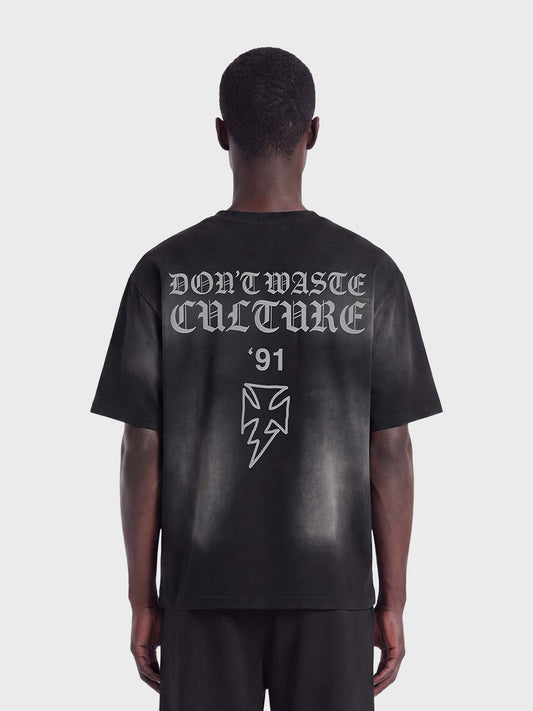 Don't Waste Culture Thunder T-Shirt Black - achterkant