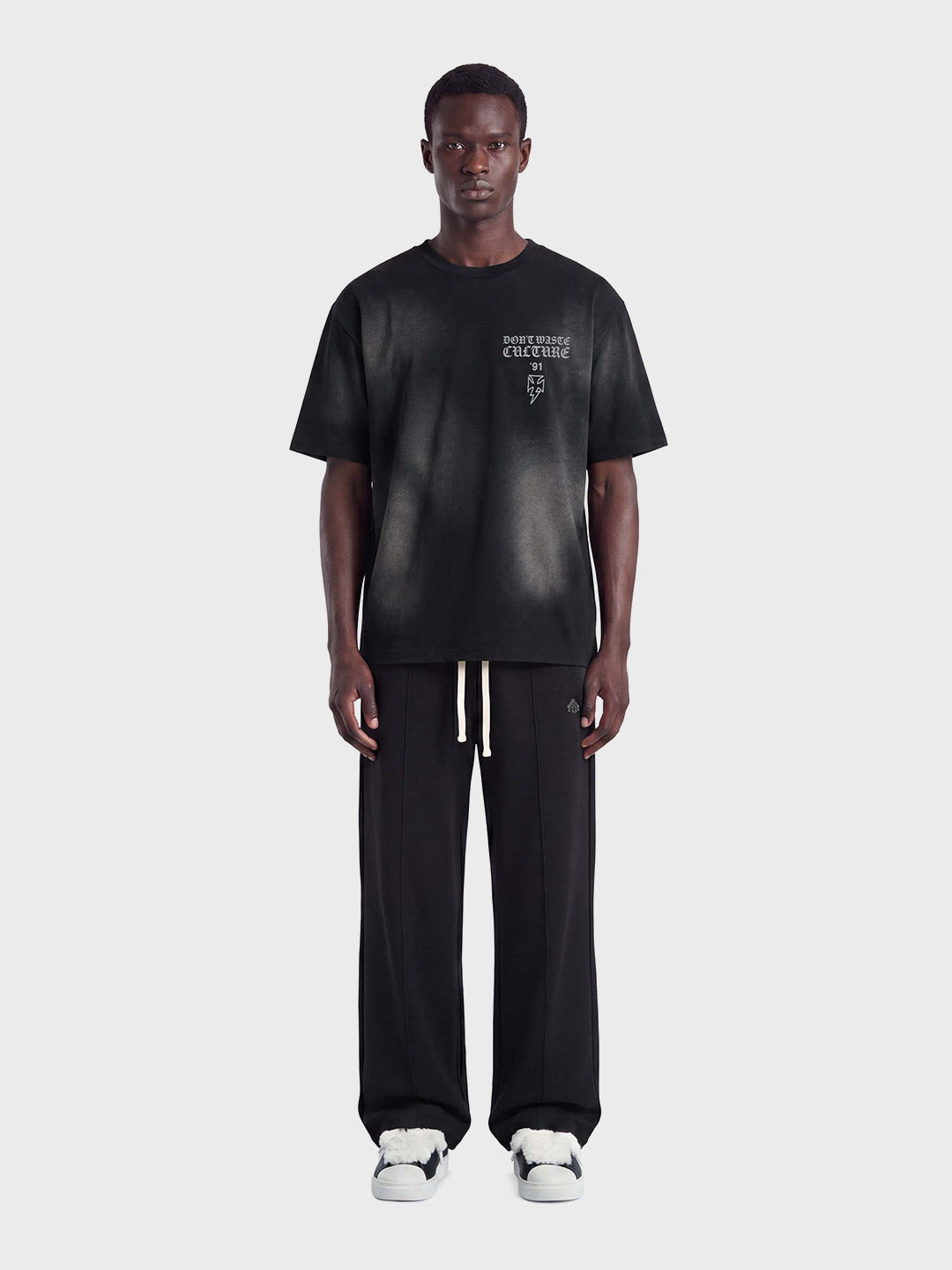 Don't Waste Culture Thunder T-Shirt Black - voorkant