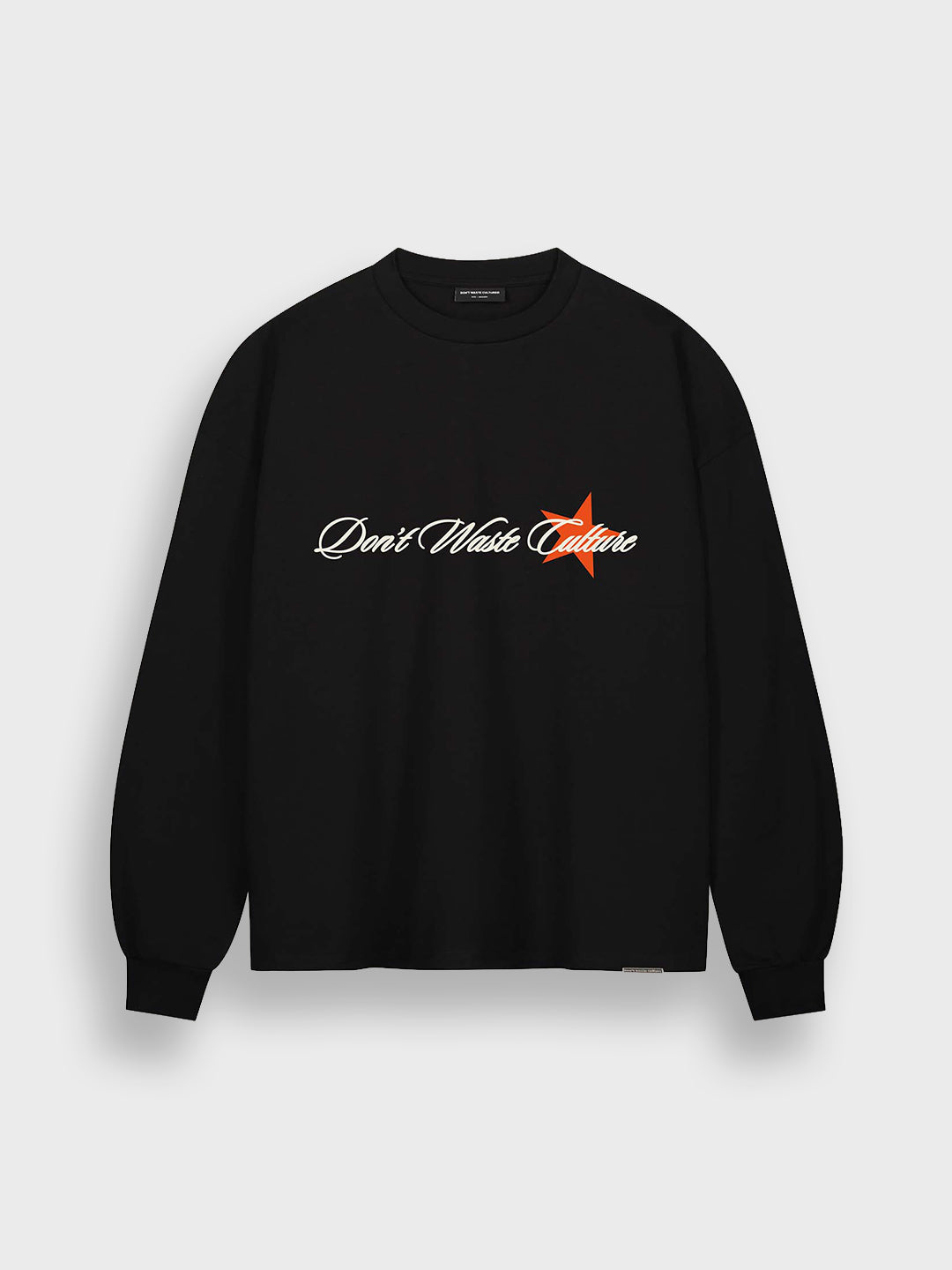 Don’t Waste Culture Unisa Longsleeve black product voorkant