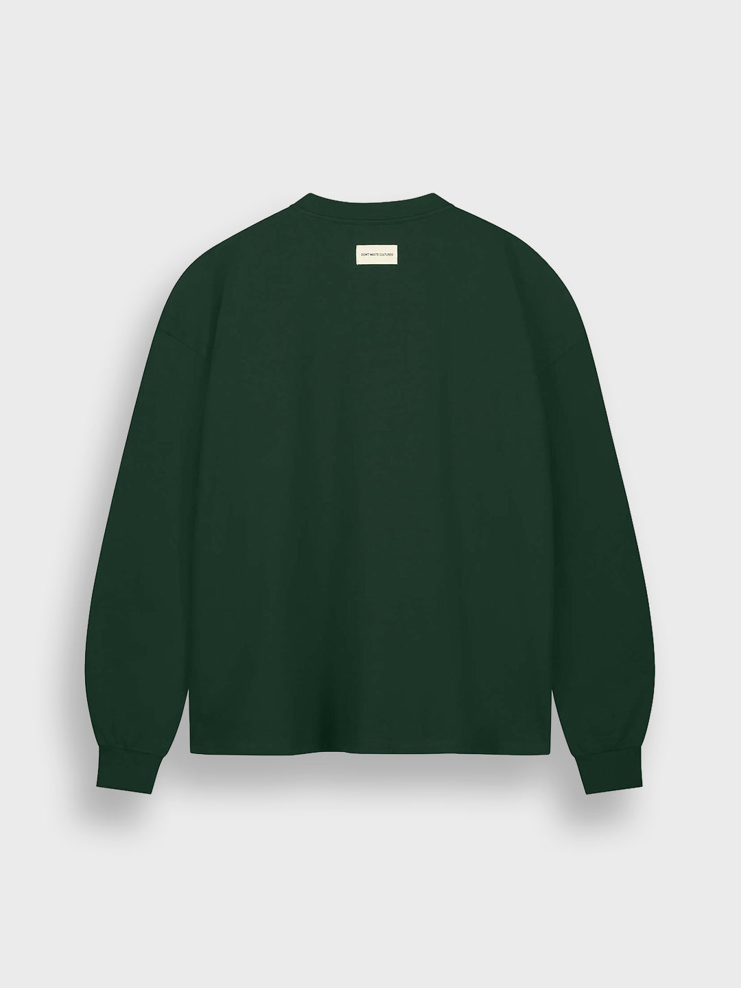 Don’t Waste Culture Unisa Longsleeve green product achterkant