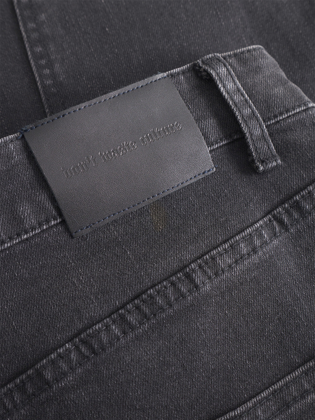 Don't Waste Culture Zivana Jeans in Black - close-up denim