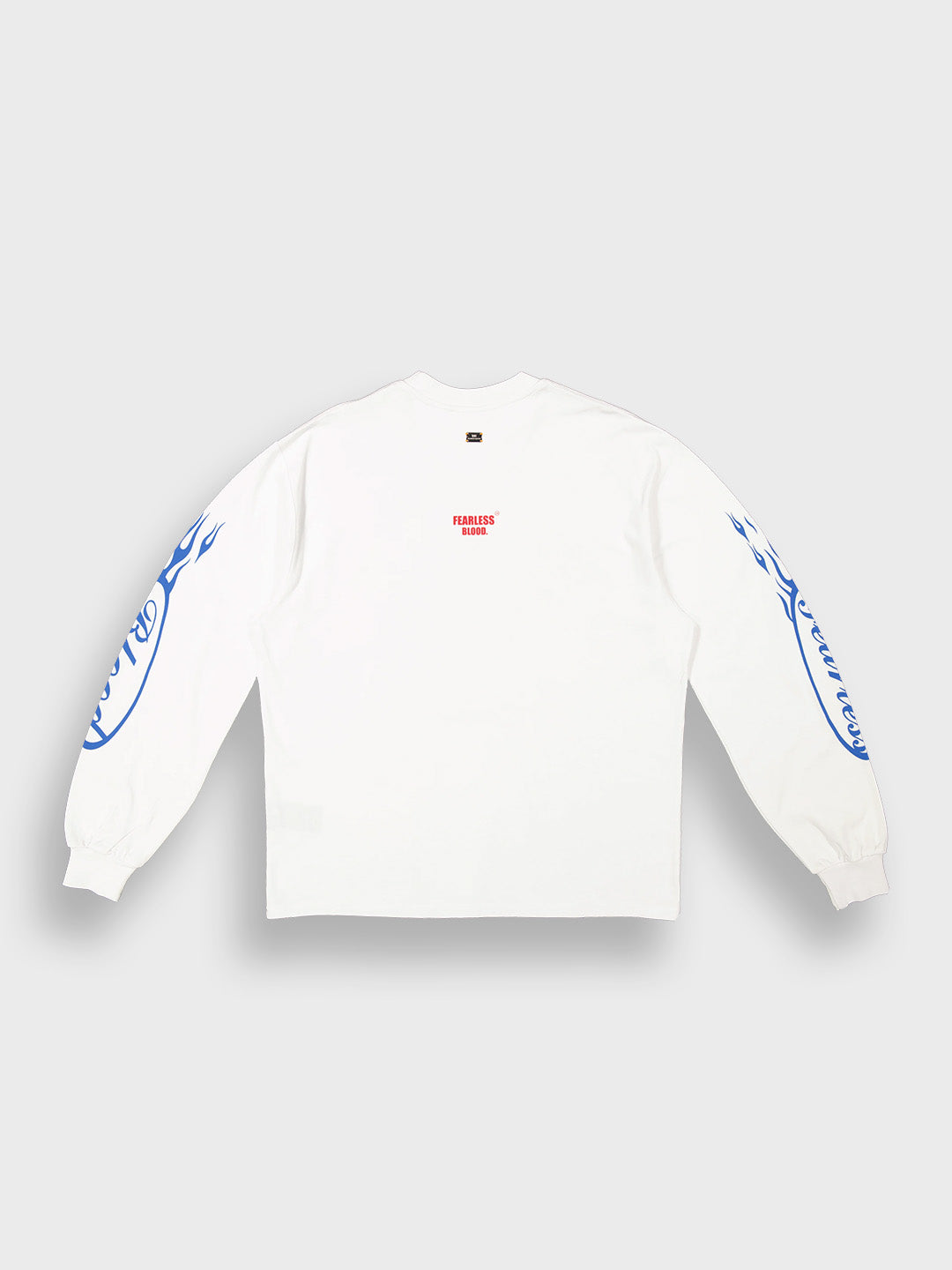 Fearless Blood Bonnie Longsleeve T-Shirt White – achterzijde