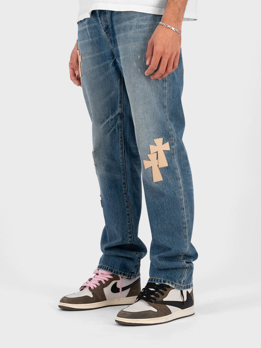 Fearless Blood Cross Jeans - Reloadstore